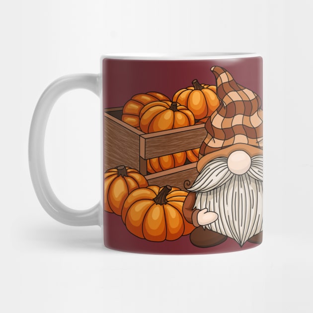 Fall Pumpkin Gnome by The Periodic Table Dancer 